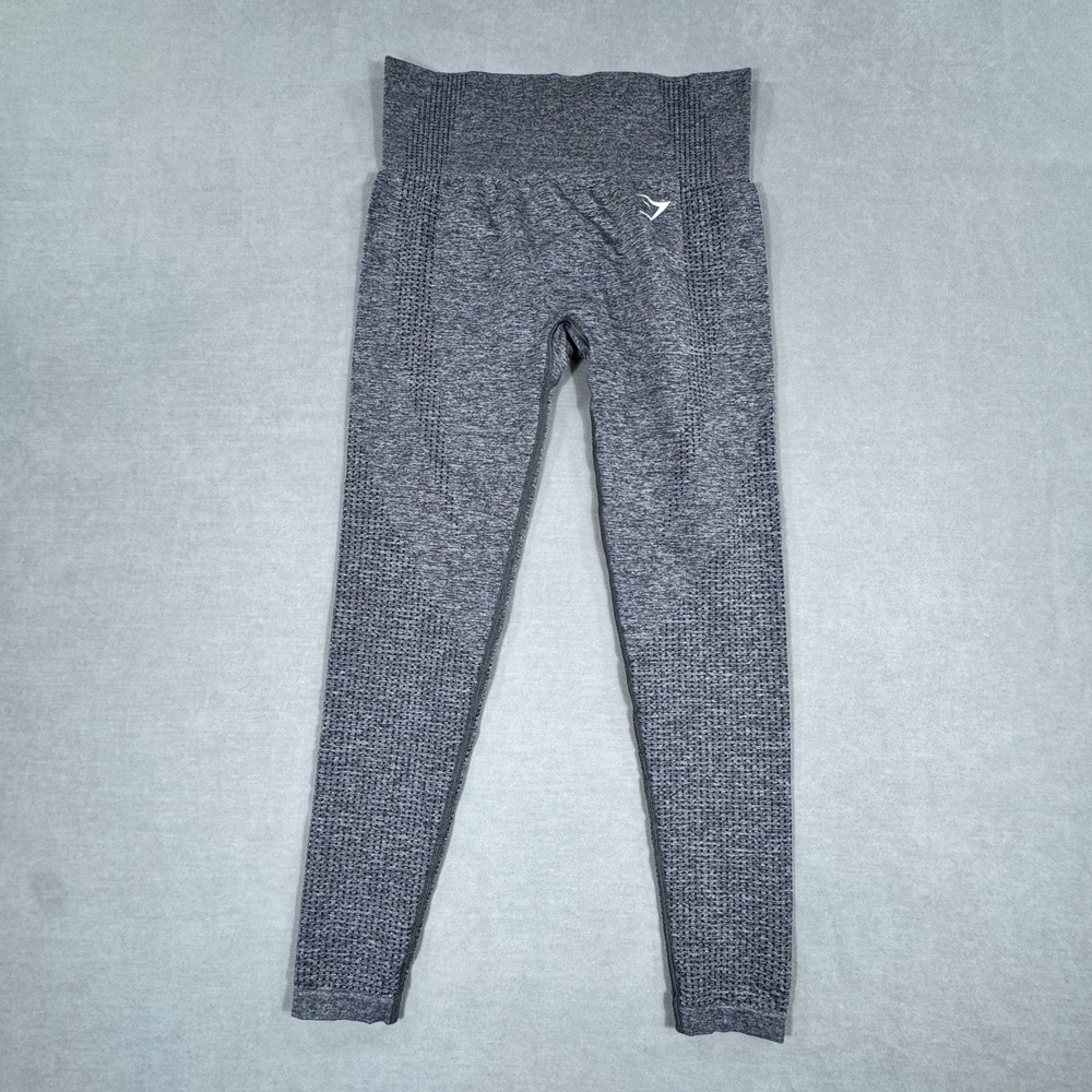 Gymshark Seamless Leggings Charcoal Grey Workout‎ Fitness Women S